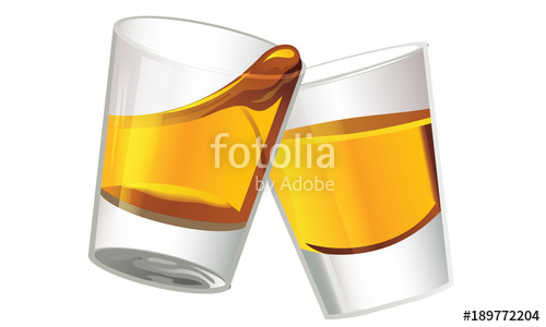 500x300 Whiskey Shot Glasses Stock Image And Royalty Free Vector