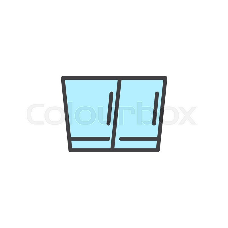 800x800 Shot Glasses Filled Outline Icon, Line Stock Vector Colourbox