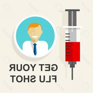 300x300 Photostock Vector Get Your Flu Shot Vaccination Vaccine Vector