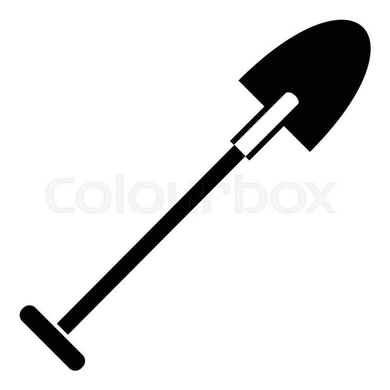 Sharp Shovel Icon Simple Illustration Stock Vector Colourbox 800x800 Sharp Shovel Icon Simple Illustration Stock Vector Colourbox