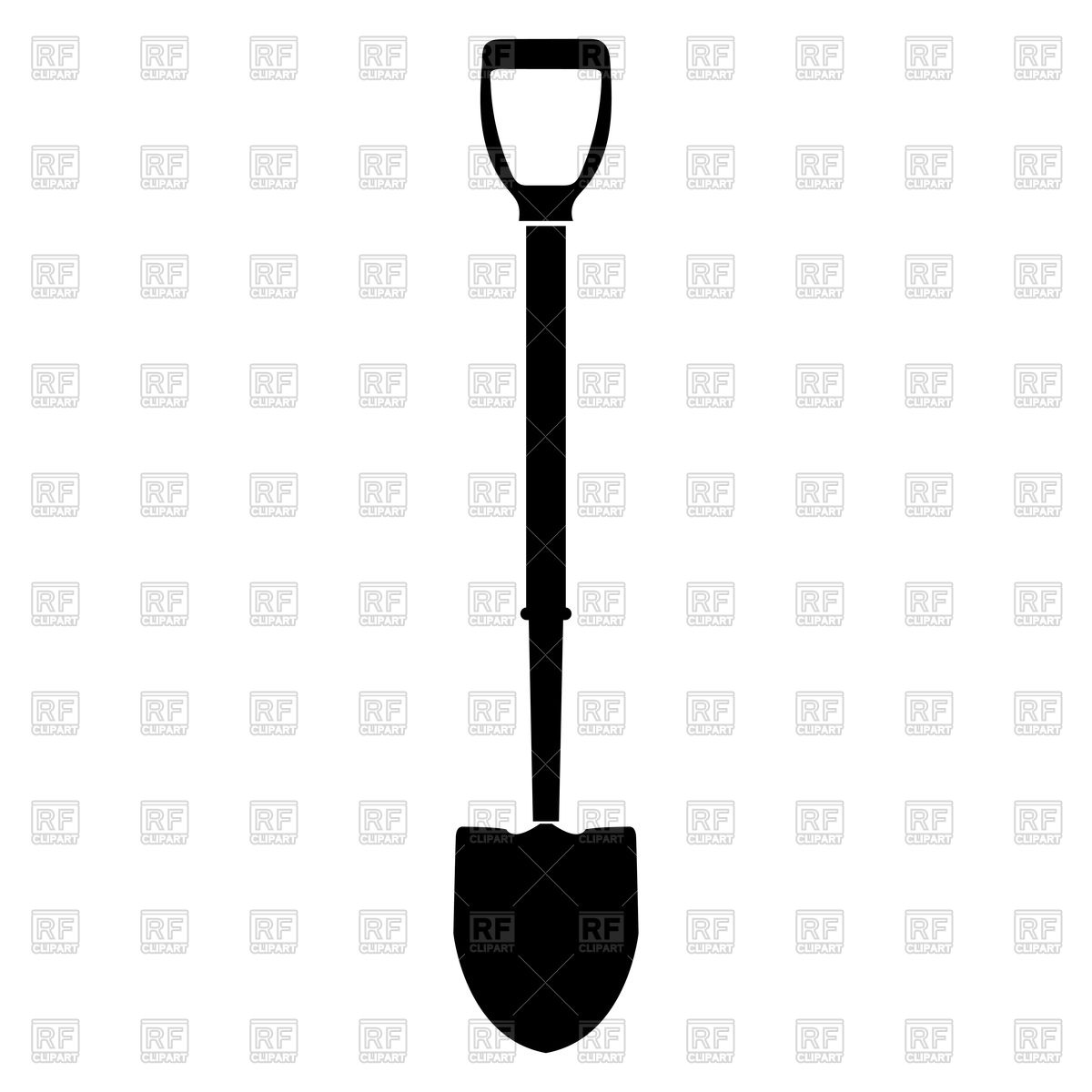 Shovel Vector Image Of Objects 1200x1200 Shovel Vector Image Of Objects