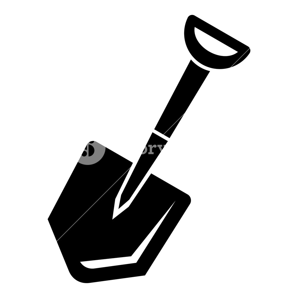 Home Shovel Icon Simple Illustration Of Home Shovel Vector Icon 1000x1000 Home Shovel Icon Simple Illustration Of Home Shovel Vector Icon