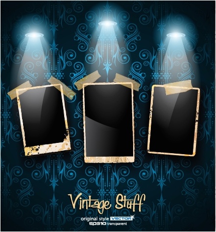 Photo Frame Show Box Exhibition Spotlights Vector Free Vector 441x474 Photo Frame Show Box Exhibition Spotlights Vector Free Vector