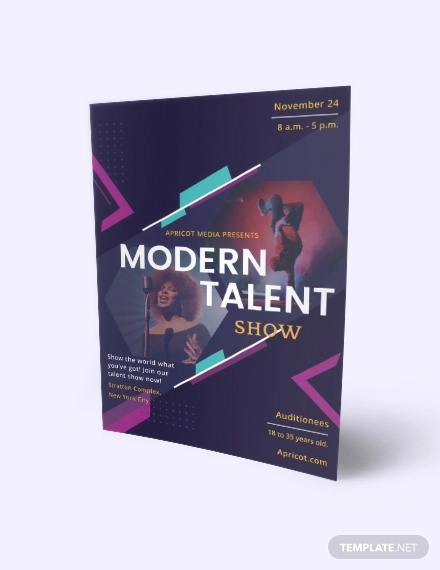 Amazing Talent Show Flyer Templates 440x570 Amazing Talent Show Flyer Templates