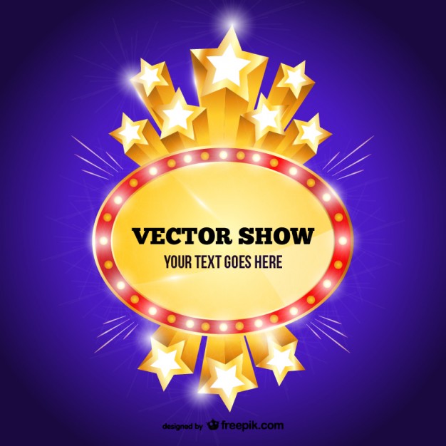Show Sign Template Vector Free Download 626x626 Show Sign Template Vector Free Download