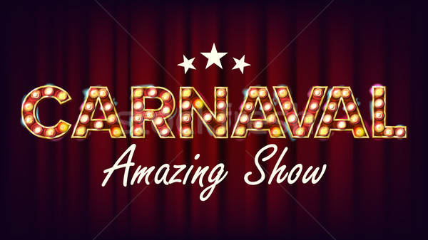 Carnaval Amazing Show Banner Sign Vector For Party, Festival 600x337 Carnaval Amazing Show Banner Sign Vector For Party, Festival
