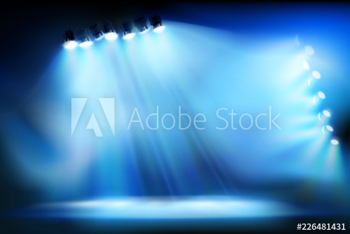 Empty Stage During A Fashion Show Vector Illustration 500x334 Empty Stage During A Fashion Show Vector Illustration