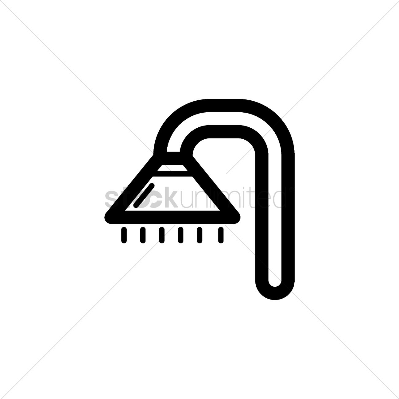 1300x1300 Shower Head Vector Image