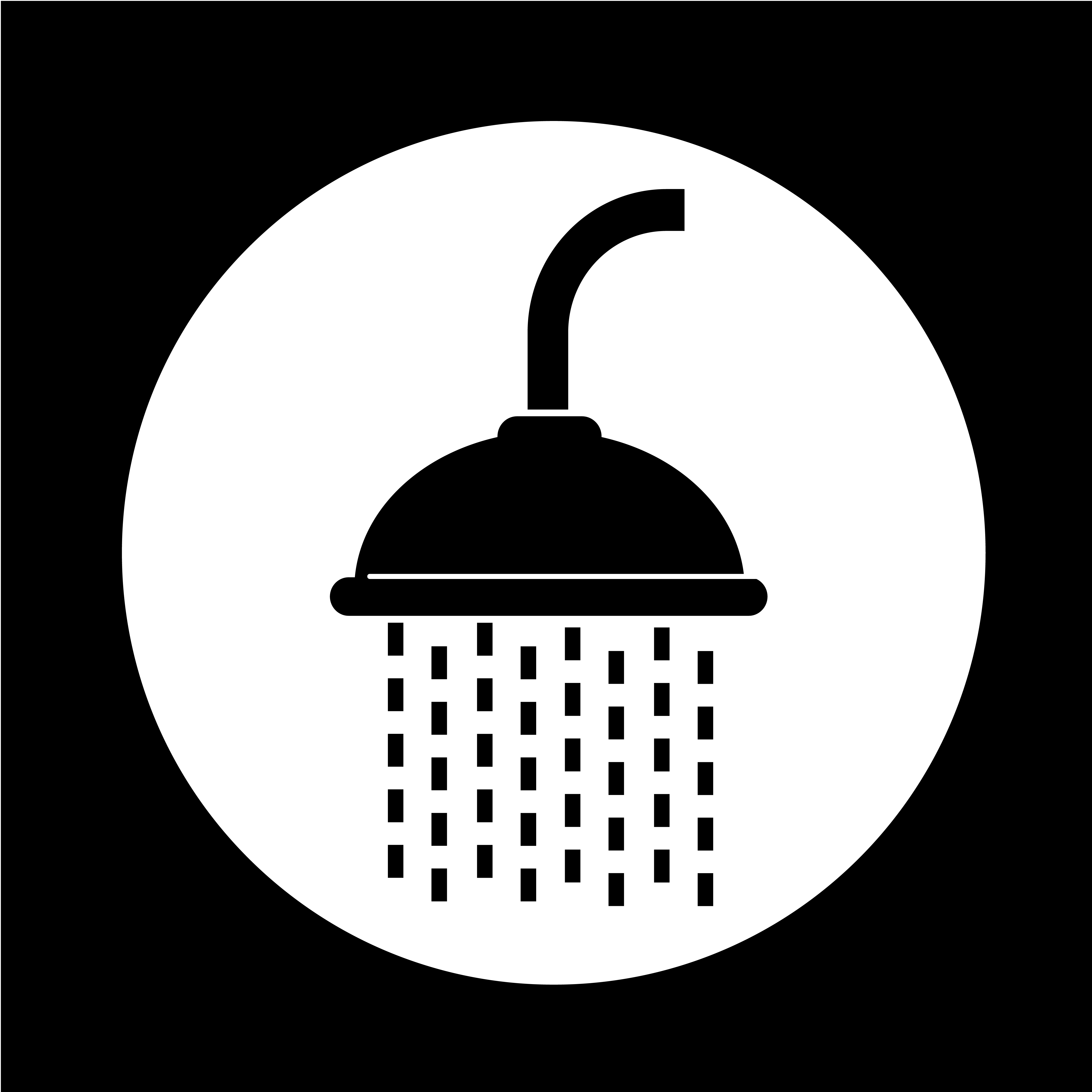 5000x5000 Showerhead Free Vector Art