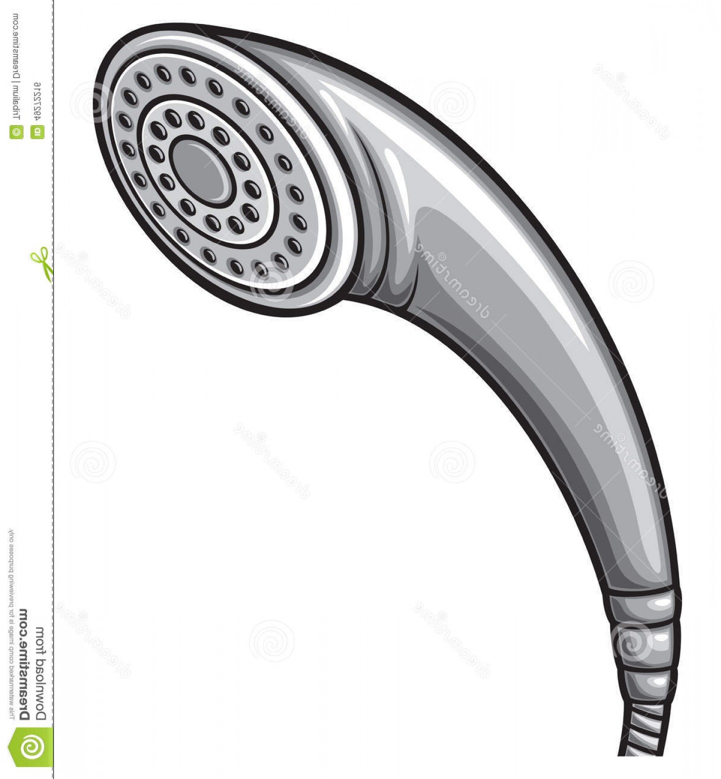 1444x1560 Stock Illustration Shower Head Sign Symbol Image Handandbeak