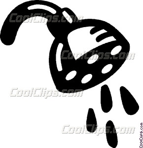 290x300 Shower Head Vector Clip Art