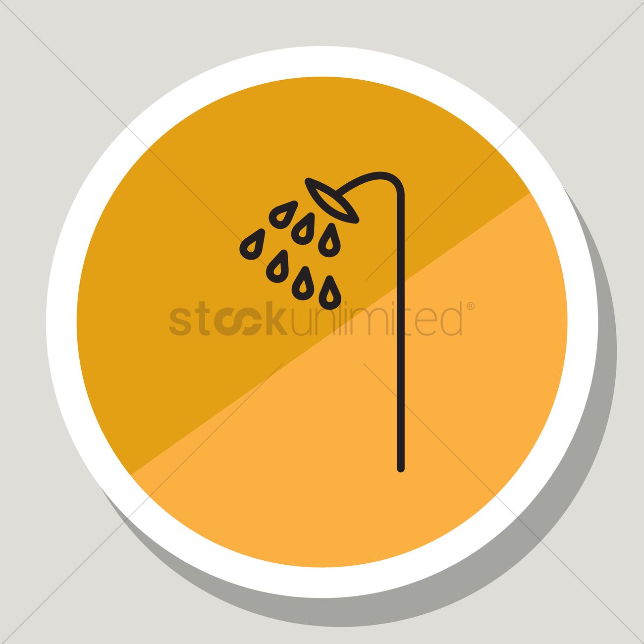 1300x1300 Shower Icon Vector Image