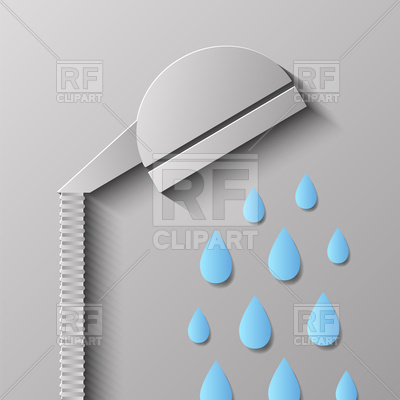 400x400 Shower Icon Vector Image Of Signs, Symbols, Maps