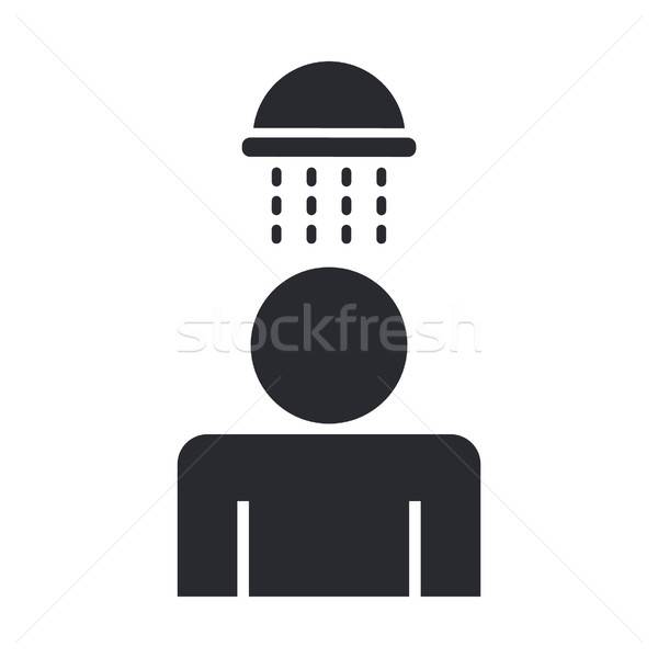 600x600 Shower Icon Vector Illustration Myvector