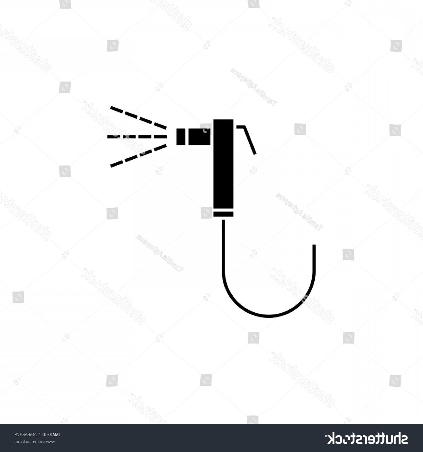 1800x1920 Hand Shower Icon Simple Glyph Vector Handandbeak