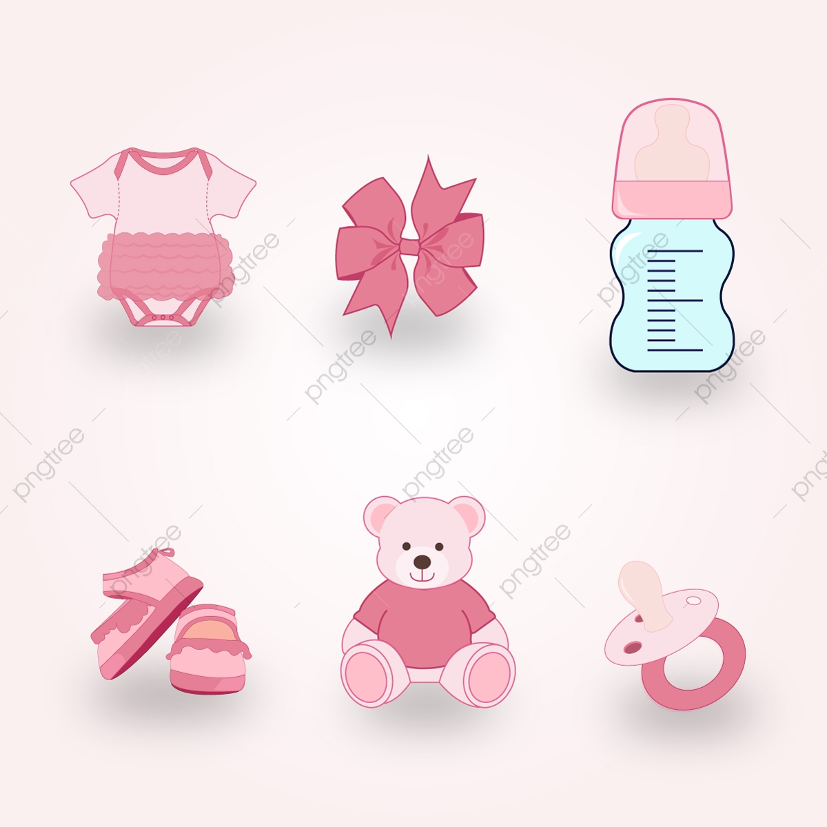 1200x1200 Baby Shower Items Vector, Baby, Shower, Collection Png And Vector