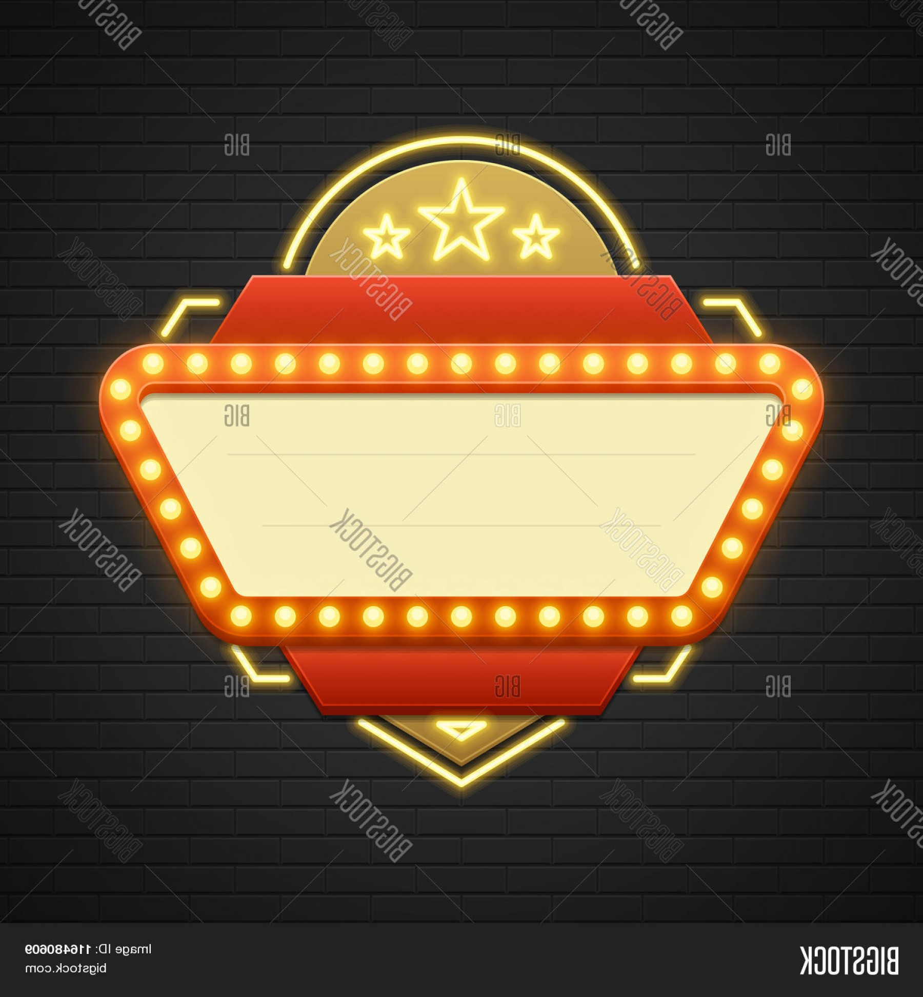 1800x1944 Stock Vector Retro Showtime Sign Design Cinema Signage Light Bulbs