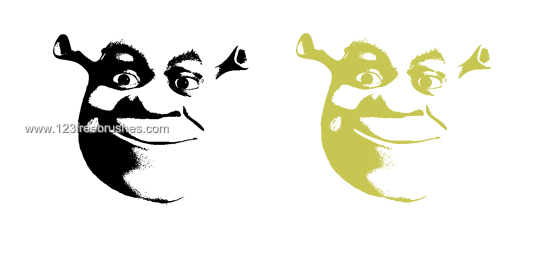 545x257 Shrek Photoshop Brushes Download Free