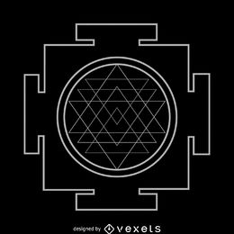 260x260 Sri Yantra Vector Graphics To Download