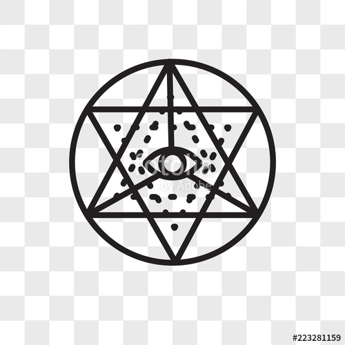 500x500 Sri Yantra Vector Icon Isolated On Transparent Background, Sri