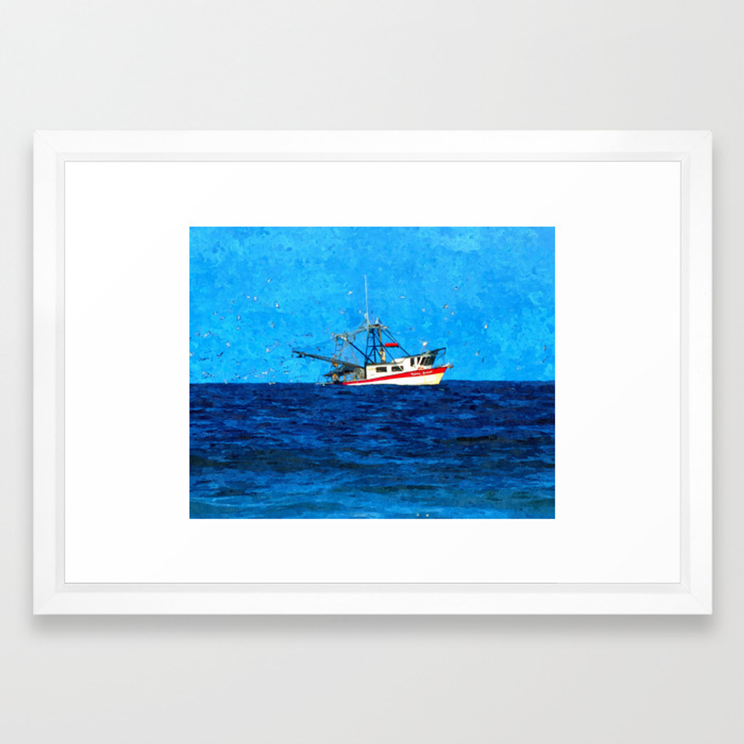 Shrimp Boat Vector At Vectorified.com | Collection Of Shrimp Boat ...