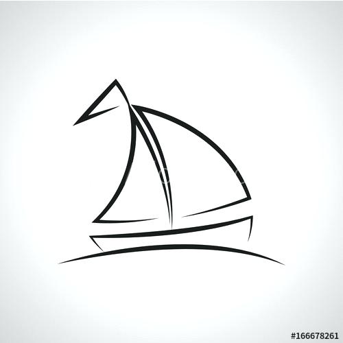 500x500 Sketch Of A Boat