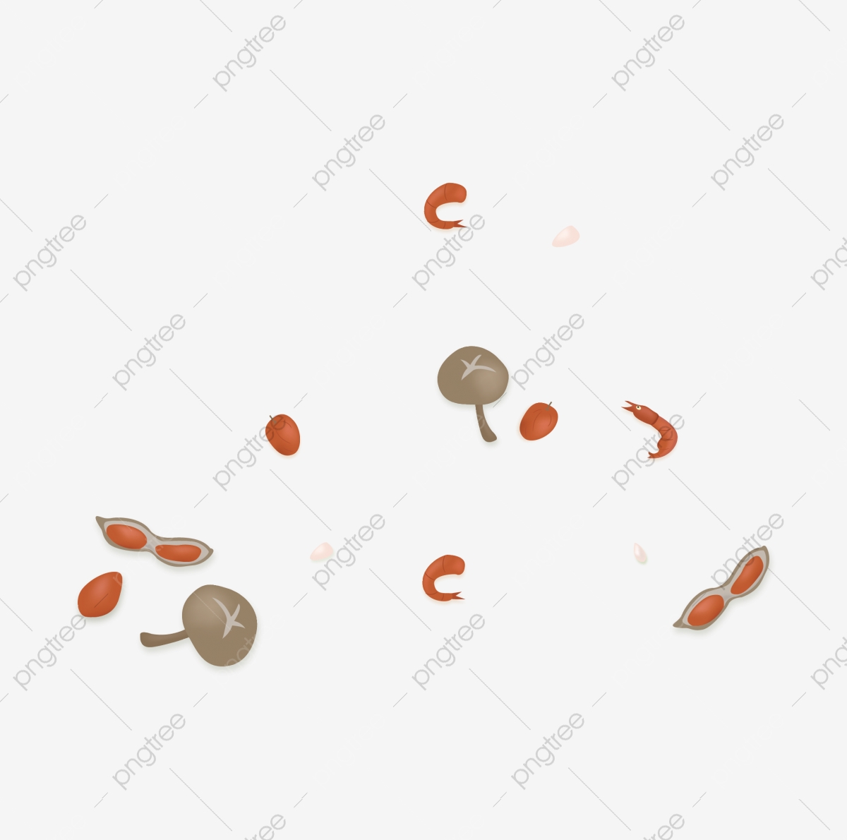 1200x1190 Cartoon Scorpion Ingredients Dragon Boat Festival Hand Painted