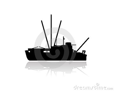 400x320 Collection Of 'shrimp Boat Silhouette' Download More Than