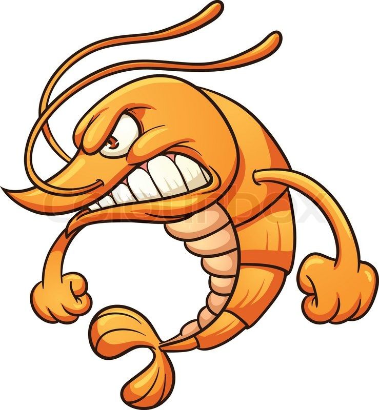 739x800 Angry Cartoon Shrimp Idk Random Stuff In Shrimp
