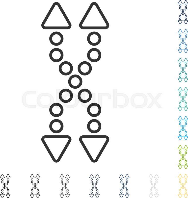 759x800 Shuffle Arrows Vertical Icon Vector Stock Vector Colourbox
