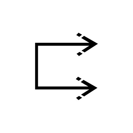 450x450 Shuffle Icon Vector Isolated On White Background For Your Web