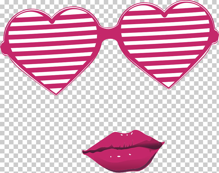 728x575 Heart Glasses Stock Photography Heart Glasses And Red Lips, Pink