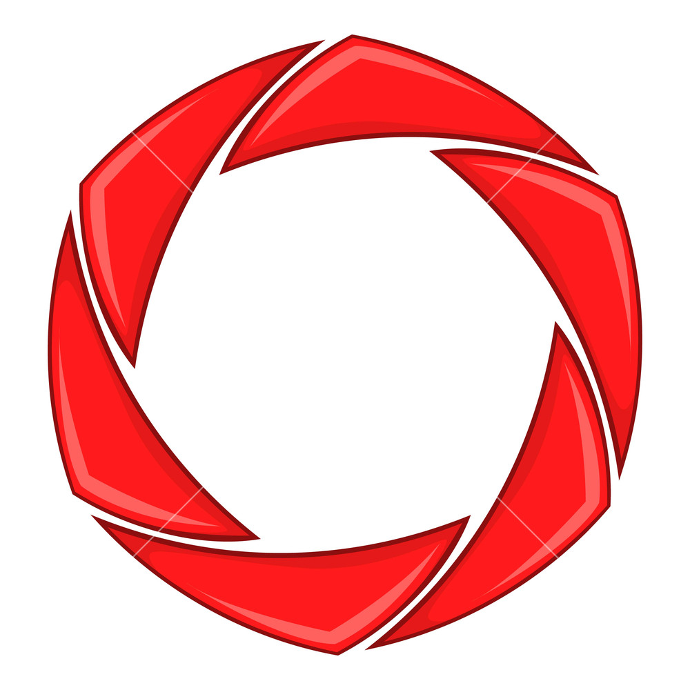 1000x1000 Red Shutter Icon Cartoon Illustration Of Shutter Vector Icon