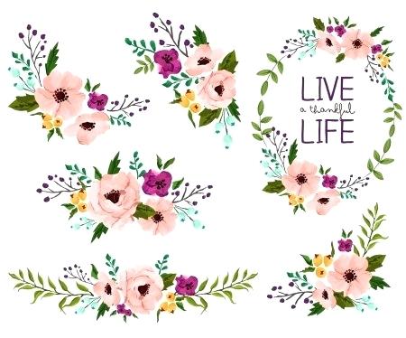 450x374 Vector Free Flowers