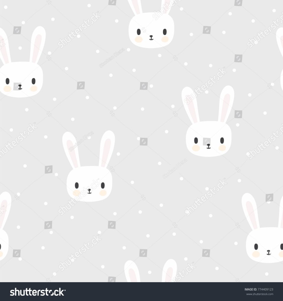 960x1024 Pictures Of Bunnies To Print Seamless Pattern Cartoon Kids