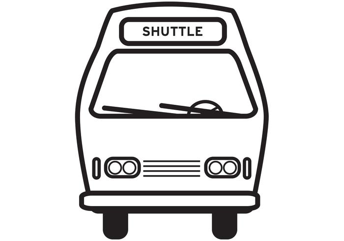 700x490 Shuttle Bus Icon Vector Stock Images