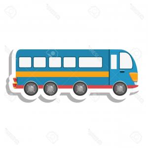 300x300 Shuttle Bus Isolated Isometric D Icon Gm Createmepink