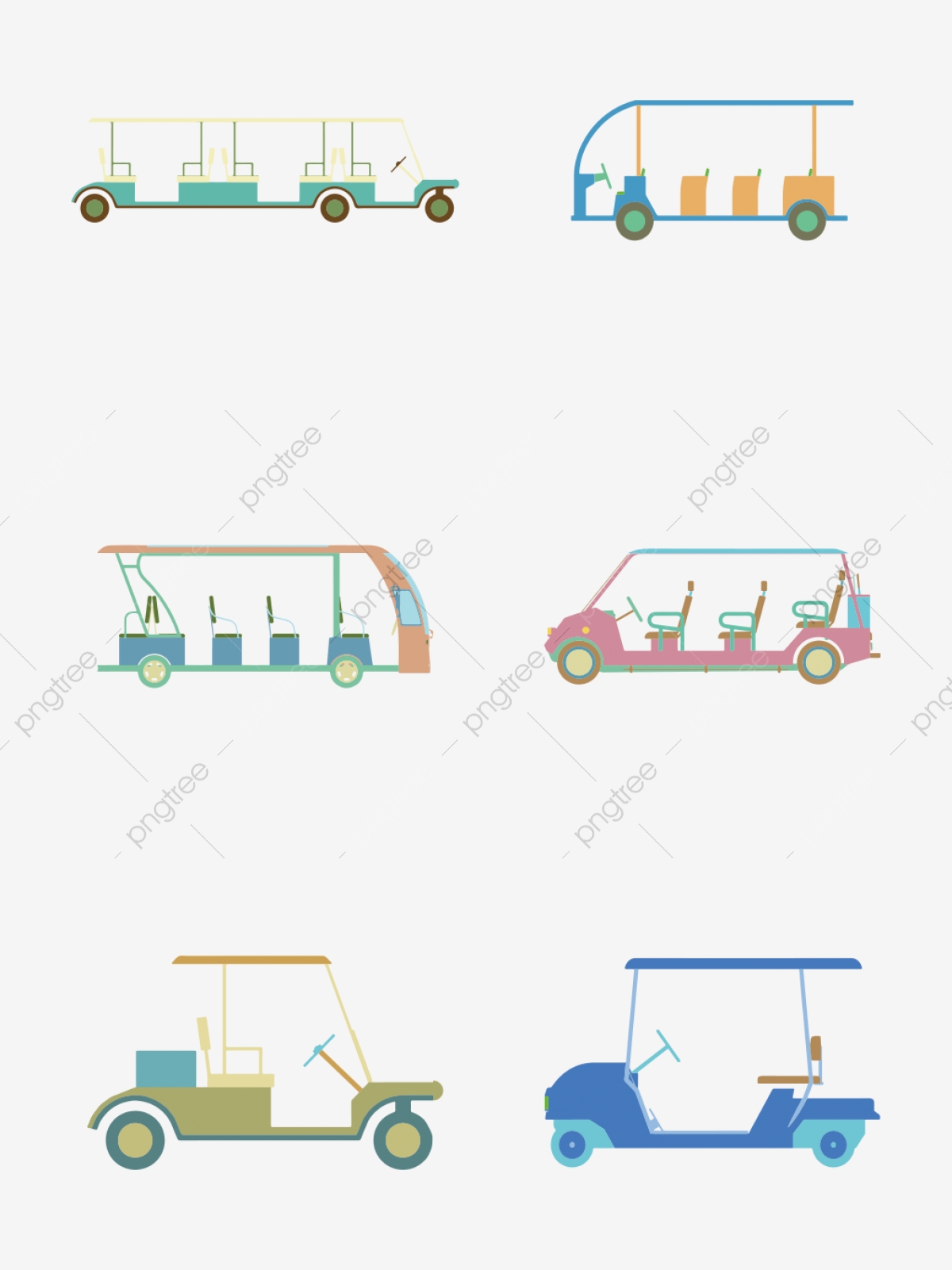 1200x1601 Simple Cartoon National Day Tourism Shuttle Bus Battery Car