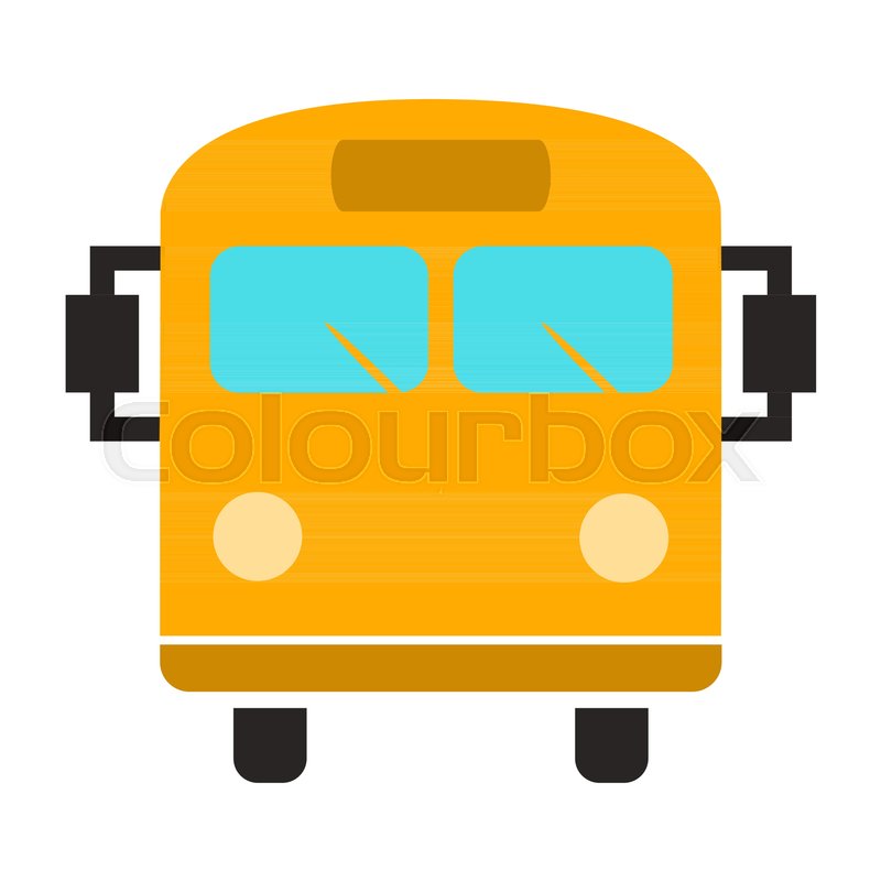 800x800 Vector Bus Illustration