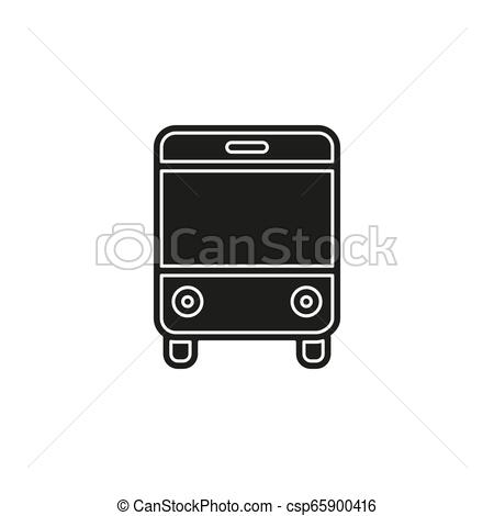 450x470 Vector Bus Illustration