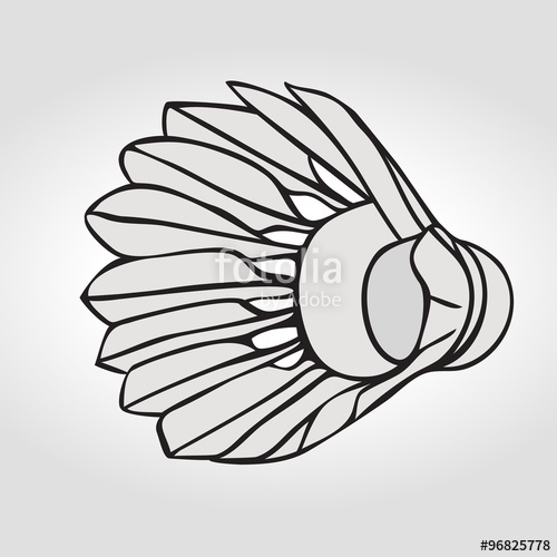 Shuttlecock Vector