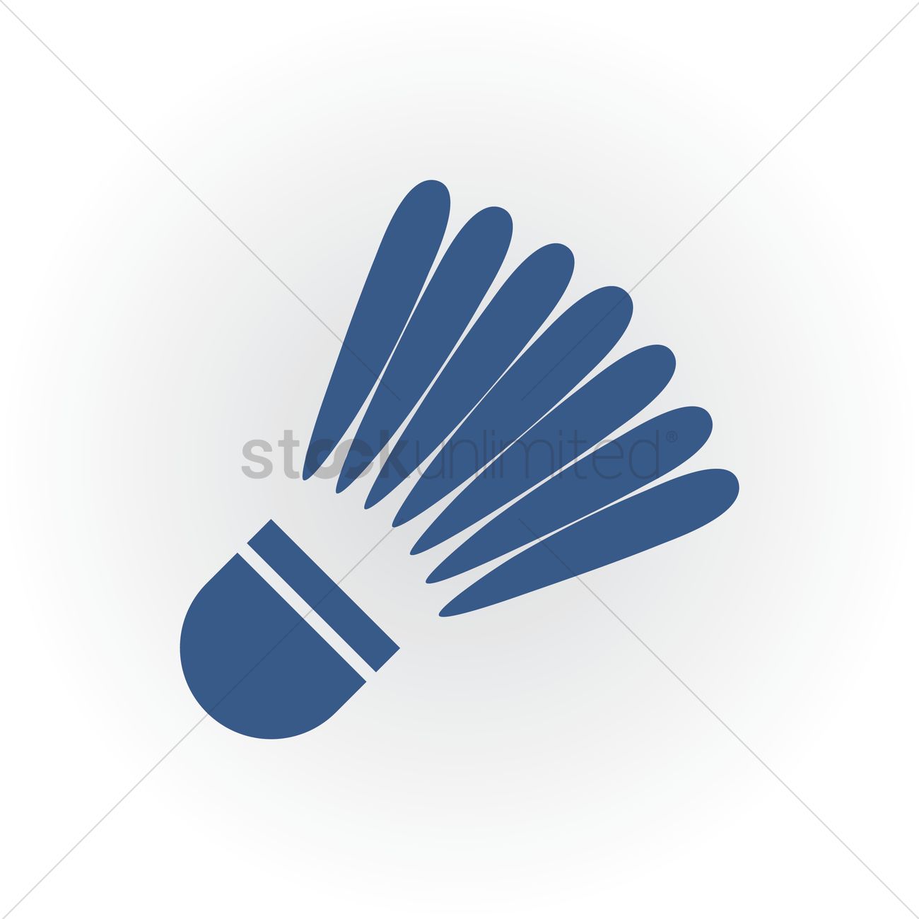 1300x1300 Shuttlecock Vector Image