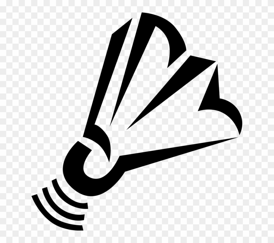 880x780 Vector Illustration Of Sport Of Badminton Shuttlecock