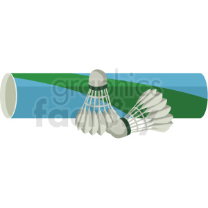 300x300 Badminton Shuttlecock Set Vector Clipart Royalty Free Gif