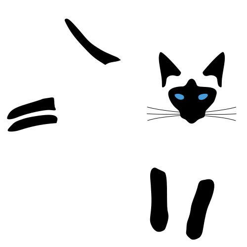 500x500 Pin On Minimalist Cat Vector Art