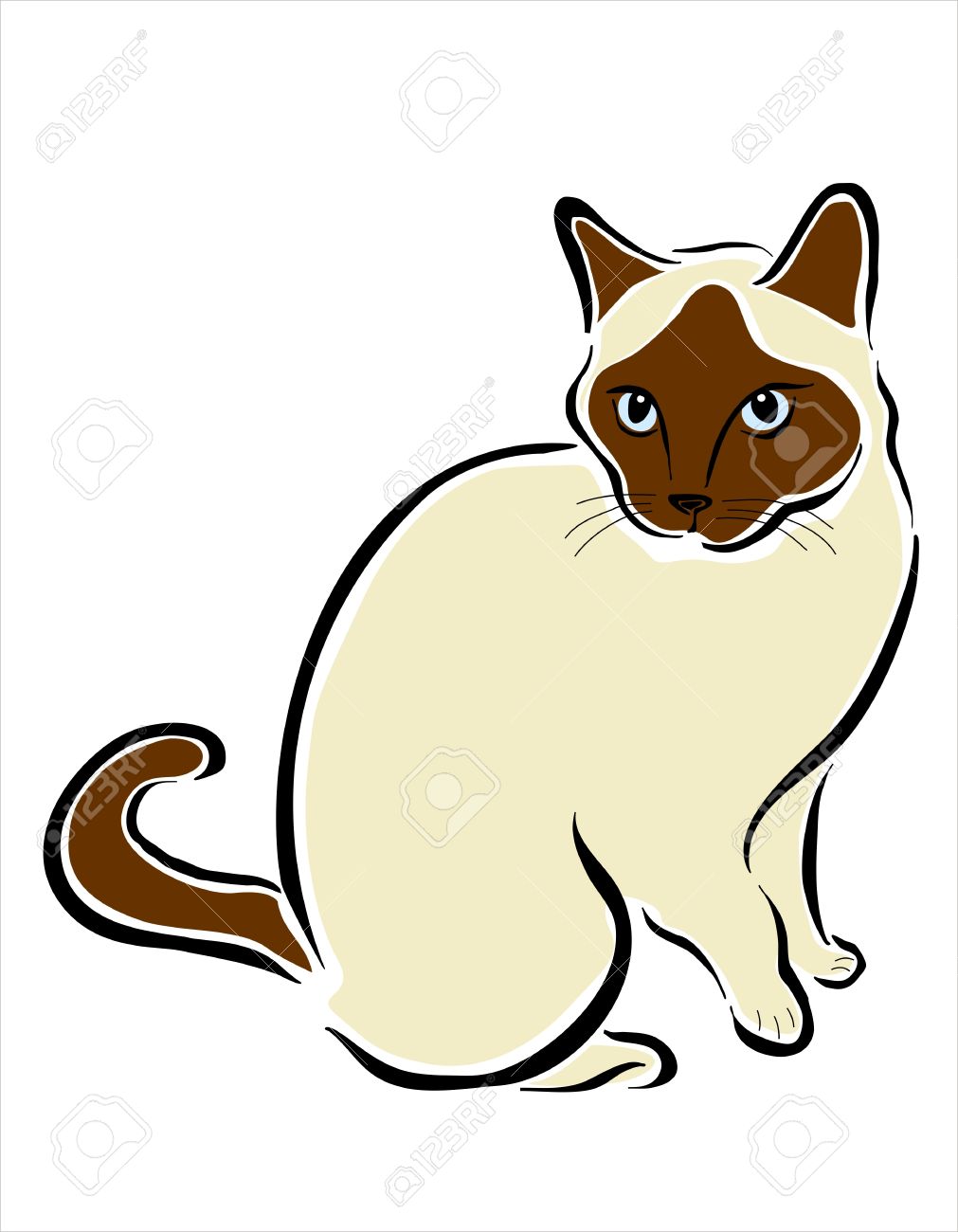 1011x1300 Siamese Cat Clipart Free Cliparts Download Images