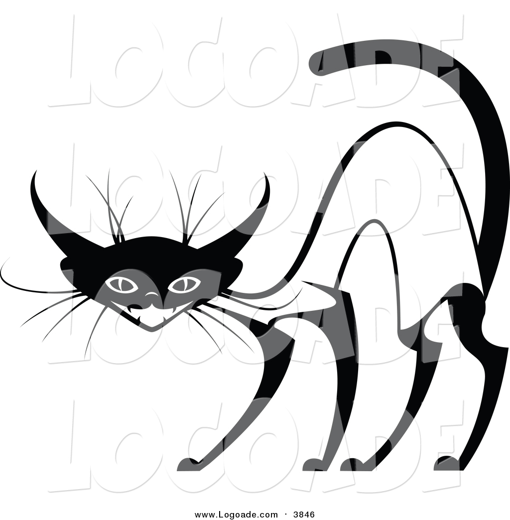 1024x1044 Clipart Of An Evil Siamese Cat
