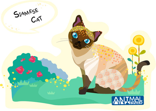 515x368 Vector Siamese Cat Free Vector Download