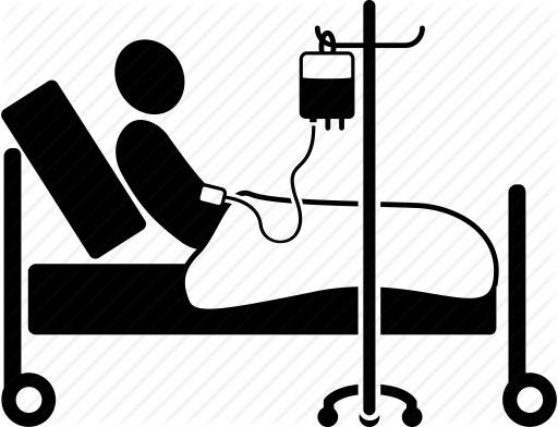 512x392 Elderly Old Folks Home Bed Vector Ill P