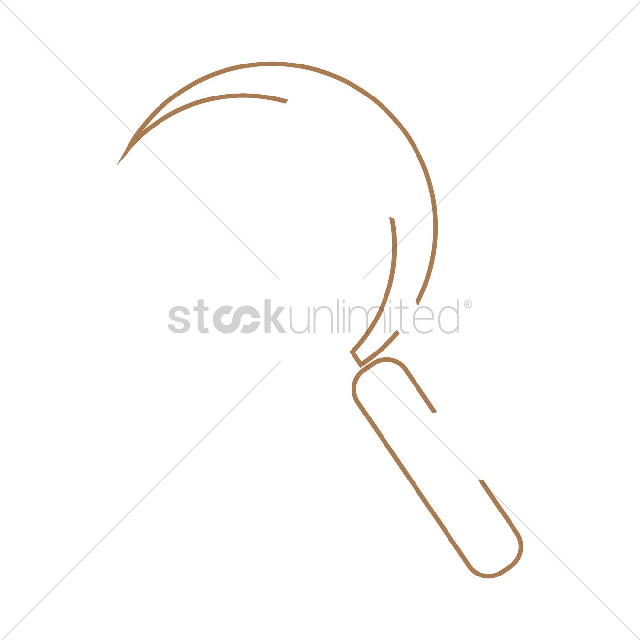 1300x1300 Sickle Vector Image